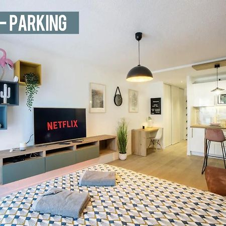 Studio Terrasse & Parking Gratuit En Residence Nimes Exterior foto